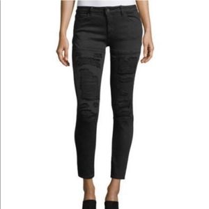 DL1961 Margaux black ankle skinny jeans